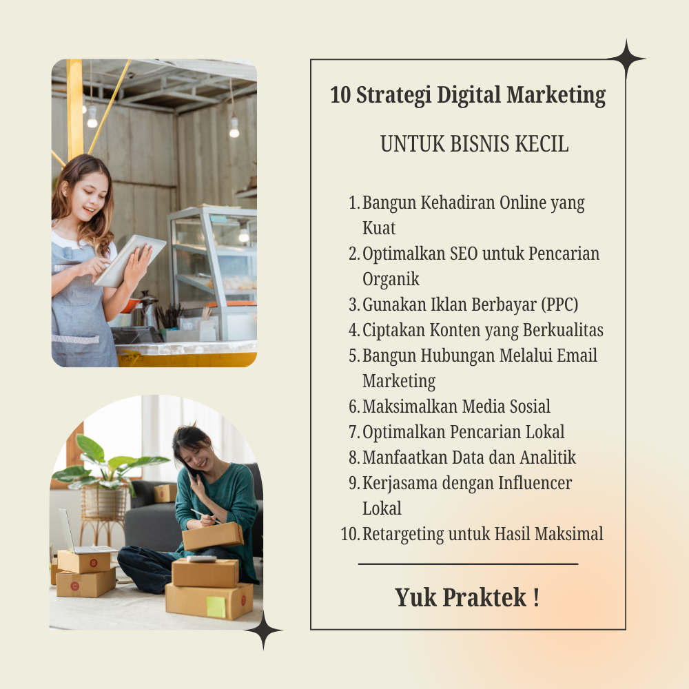 Panduan Digital Marketing untuk Bisnis Kecil - Strategi dan Tips Praktis dari warna kreasi digital