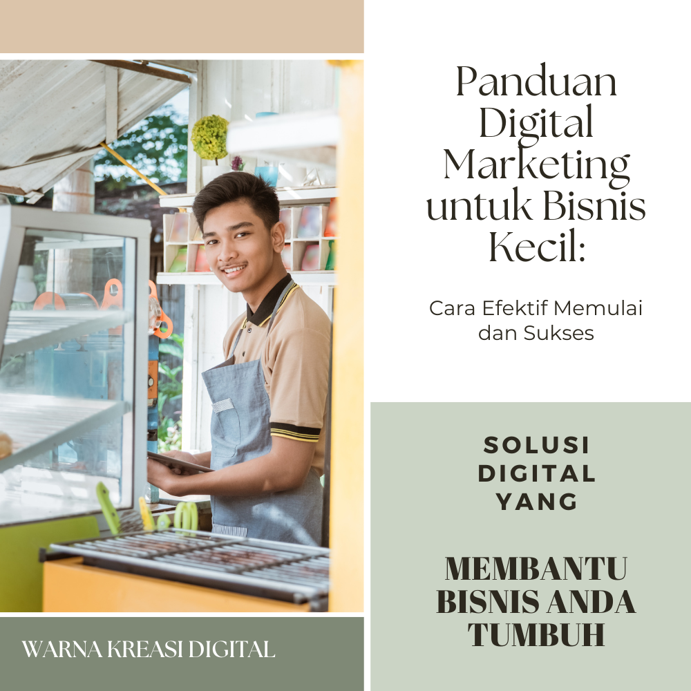 Panduan Digital Marketing untuk Bisnis Kecil - Strategi dan Tips Praktis dari warna kreasi digital